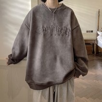 YAPOGI 봄가을 빈티지 힙합 오버사이즈 후드티