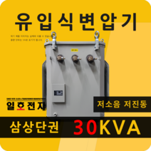 일호전자 유입식 변압기 30KVA 삼상 단권 380V 220V 정전압 변압기 전기 기름 저소음 서지 저진동 산업용 공업용 주문 제작, 그 외 전압은 배송메시지에 적어주세요.