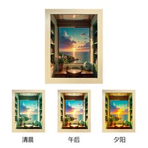 그림 인테리어 조명 꾸밈 LED액자 거실 무드등 팝아트, S size 220*170mm, 바다