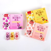 젤리블리 3종 포도 망고 복숭아 60g (4개입), 포도(4개입)