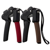 [GD] 국산 GRIP PRO 악력기 그립 13kg~45kg강도조절, 색상:레드