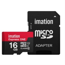 이메이션 microSD 메모리카드 Express ONE + 어댑터, 16GB