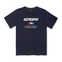 아스트로피 트리플X 반팔 티셔츠 - 남녀공용 사계절 여름 빅사이즈 커플 단체 학생 레터링 20수 면티 프린팅