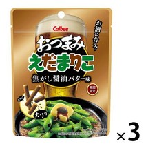 Calbee 가루비 안주 에다마리코 태운 간장버터맛 35g X 3봉세트