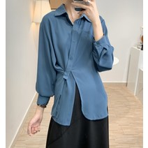 드레스허그 믹스 맥시 블라우스 3color