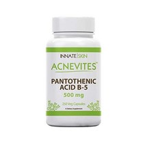 Innate Skin Acnevites 판토텐산 Pantothenic Acid B5 500MG Vitamin B-5 250 Caps