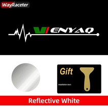 반사 바디 자동차 창 스티커 스코다 옥타비아 래피드 수퍼브 파비아 스칼라 카로크 코디아크 카미큐 시티고 룸스터 야티 엔야크용, [12] Enyaq, [02] 2 Pieces