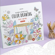 성인컬러링북 칼라 놀이 노인 태교 그림그리기책