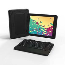 ZAGG 러기드북 - 내구성 있는 케이스 및 블루투스 키보드 아이패드 5세대 9.7인치 아이패드 프로 아이패드 에어 2 아이패드 에어 전용 블랙