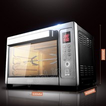전기오븐 가정용오븐 오븐기 38L 피자 오븐 지능형 전기 Forno Eletrico 전체 자동 스마트 제어 베이킹 기, 한개옵션0