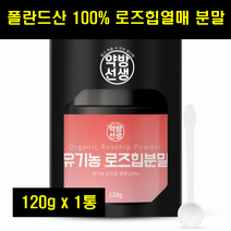 로즈힙 분말 폴란드산 로즈힙 열매 가루 파우더 ROSEHIP 100% 100프로 100퍼센트 120g 1통