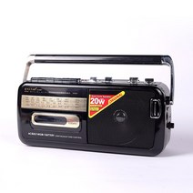(해외구매대행) 1980 80년대 옛날감성 옛날오디오 레트로오디오 레트로 블루투스 카세트플레이어 도깨비팜2, 블랙싱글 블루투스