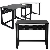 RM디자인 로그 튼튼한 900 유리 목재 철재 1인용 게이밍책상 컴퓨터책상, 로그-강화유리(900*630)상판