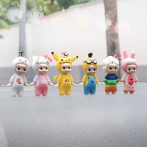 소니엔젤 자동차인형 차량내부꾸미기 새차선물 차량용피규어, D세트
