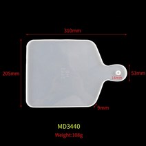 실리콘 몰드 사각형 컵 받침 큰 실리콘 몰드 diy 만들기 도구 크리스탈 에폭시 탁상, md3440