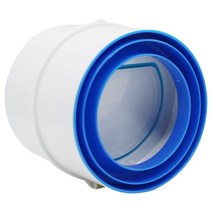 환풍기 댐퍼 주방 후드 1pc pvc 배기 팬 체크 밸브 라운드 파이프 백드래프트 75110mm 공기 덕트 환기 그릴 욕실 액세서리, 스타일 c
