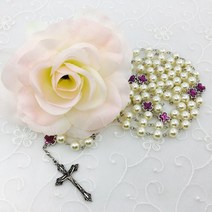 축복 진주 성모 칠락 묵주 첫영성체 견진성사 묵주기도