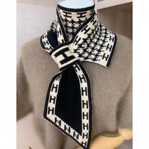 롱 니트 목도리 머플러 고리