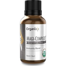 잠잘오는향 숙면 아로마 에센셜오일 Organixx Essential Oils Magi Complexx 제 오일 디퓨저 목욕물 로션에 사용 심황 유향 몰 넌GMO 혼합 5ml, Magi Complexx 에센셜