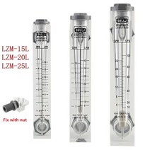유량계 LZM-15L 액체 및 가스용 제어 밸브 없음 아크릴 패널 (), 04 0.5-5GPM 2-18LPM, 04 0.5-5GPM 2-18LPM