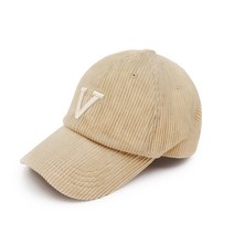 HW-BC066CD VRT Initial Corduroy Cap│V Beige