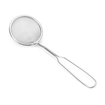 뜨거운 냄비 필터 스키머 스테인레스 스틸 메쉬 음식 스트레이너 Ladle 낚시 스푼, S, 은