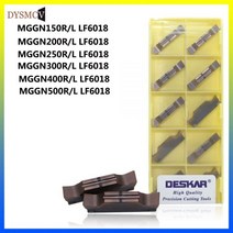 DESKAR-카바이드 인서트 홈 가공 CNC 선반 공구 MGGN150 MGGN200 MGGN250 MGGN300 MGGN400 MGGN500 R L, 20pcs(2 boxes), R LF6018