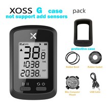 xoss g + 무선 gps 방수 도로 mtb 블루투스 개미 + 케이던스 사이클링, 협력사, g 케이스 포함