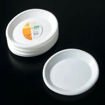 일조 다회용타원접시2P 소 다회용접시 위생접시 일회용접시, 1개