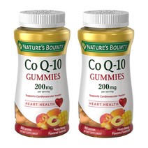 네이쳐스바운티 Co Q-10 200mg 구미 피치 망고, 60개입, 2개