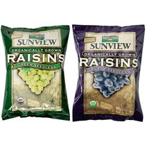 코스트코 썬뷰 유기농 건포도 198g x 4봉 대용량 청포도 포도, 건청포도 198g x 4봉