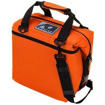 일본직발송 4. AO Coolers (에이오 쿨러) 캔버스 소프트 쿨러 12팩 각 색 경량 보냉 아이스 박스 【일본, One Size_오렌지, One Size_오렌지