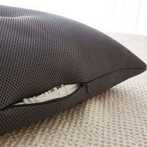 [르헤브] 잘자니 에어볼 메쉬 경추베개 빨아쓰는 일자목 거북목 목디스크 베개 (50x70), 아이보리