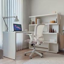[이달의추가할인] 포더홈 유닛 2단/4단 1200/1600 책상 책장 단품 세트, 책장 4단