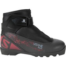 Salomon Vitane Plus Prolink Cross-Country Ski 부츠s - Womens Black/Red, 블랙/레드, 4.5 영국