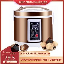 청국장발효기 5L 검은 마늘 발효기 전기 스마트 자동 Zymolysis 냄비 낫토 요구르트 메이커, 02 220V EU Plug