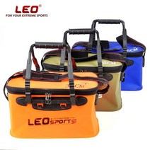 아이스박스 갈치 낚시 바퀴 휴대용 물고기 착용 양동이 야외 태클 상자 손잡이 가방 물 탱크, 30 MODEL Orange