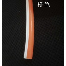 롤당 50m 커스텀 네온 사인용 실리콘 플렉스 디퓨저 다른 색상 분리, 08 주황색_02 8MM_01 50