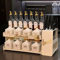 주방정리 신제품 고급 가정용 양념 테이블 다기능 조미료 상자 보관, 2.17pcs