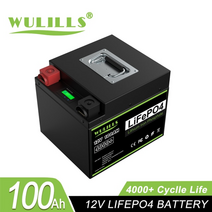 인산철 리튬 배터리 안전성 높은 고효율 새로운 12v 24v 48v 100ah 200ah 280ah 400ah lifepo4 팩 태양열 보트 용 bms 염 내장 세금 없음, 12v 100ah