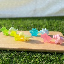 [수하련_디자인비누]아기공룡비누, 쇼핑백, 투명아기공룡비누