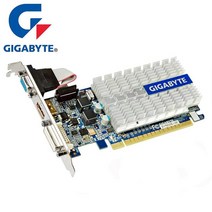 GIGABYTE G210 1GB 그래픽 카드 64 비트 GDDR3 비디오 nVIDIA Geforce GPU 게임용 원본 Dvi VGA GT630 GT71, 한개옵션0