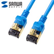 강원전자 산와서플라이 KB-T8SL-05BL CAT.8 SSTP Ultra Slim 랜 케이블 5m, 상세페이지 참조