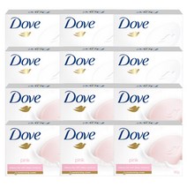 도브 화이트6개+핑크6개 뷰티바 90g 보습/세안/화장비누