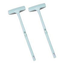 마벨인홈 먼지흡착 방충망 청소 먼지제거 막대 브러쉬, 그린2개입