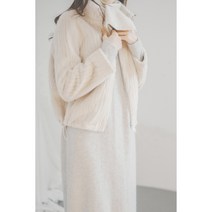미즈스토리 페이크퍼 스트링 자켓 (3color)
