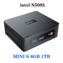 미니 pc 컴퓨터 Beelink-2022 미니 S 윈도우 11 인텔 세대 N5095 PC DDR4 8GB 128GB SSD pc 게이머, 04 8GB 1TB_03 UK
