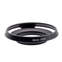 Fujinon XF60mm f2.4 R 매크로 렌즈 용 39mm 금속 통풍 나사 식 렌즈 후드