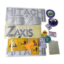 히타치 부품 굴삭기 휠터 의자 트랙 시트 자동차 스티커 경고 스티커 hitachi zax70-5g 75us 135us 225us 135ur 128 138ur 55ur 차량 바디, zax55ur