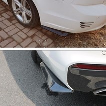 BMW 범퍼 범퍼플레이트 호환 bmw e46 e90 f30 f80 g20 e36 e93 e92 f34 e91 f31 f33 f83 f32용 새로운 범용 자동차 리어 스포일러, 탄소 섬유 블랙